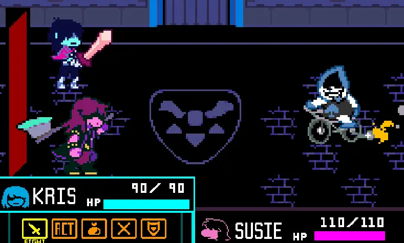 Deltarune Lancer Battle